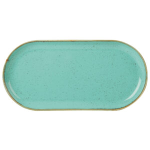 30cm Sea Spray Narrow Oval Plate (Pack of 6)