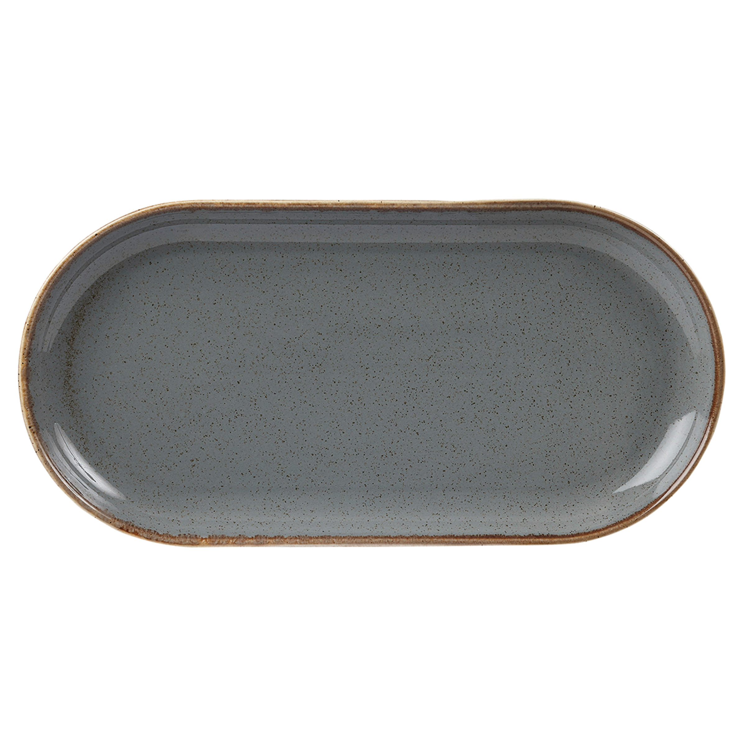 32cm Storm Narrow Oval Plate (Pack of 6)