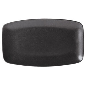 31 x 18cm Graphite Rectangular Plate (Pack of 6)