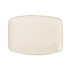 27cm Oatmeal Rectangular Plate (Pack of 6)
