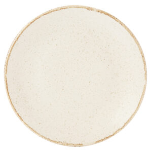 24cm Oatmeal Coupe Plate (Pack of 6)