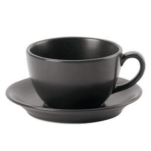 16cm Graphite Saucer (Pack of 6)