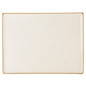27 x 20cm Oatmeal Rectangular Platter (Pack of 6)