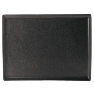 35 x 25cm Graphite Rectangular Platter (Pack of 6)