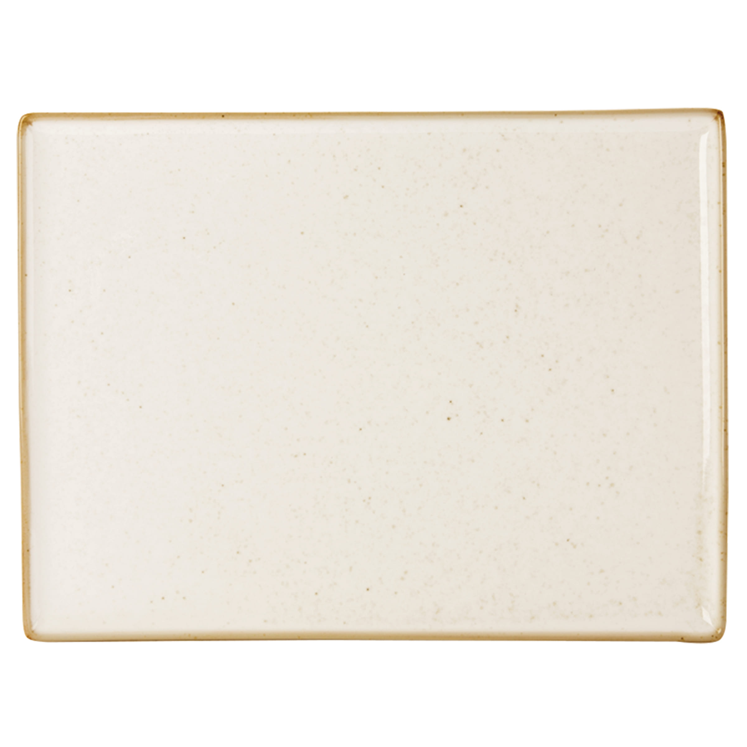 35 x 25cm Oatmeal Rectangular Platter (Pack of 6)