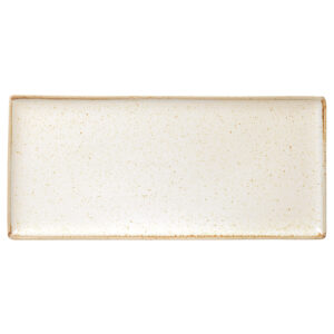 35 x15.5cm Oatmeal Rectangular Platter (Pack of 6)