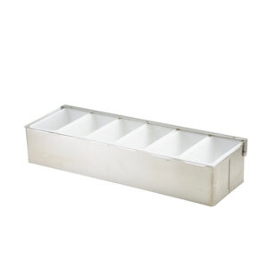 6 Section S/S Condiment Dispenser