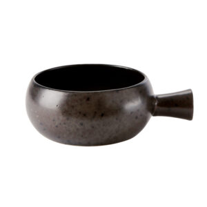 17.5cm Ironstone Handled Bowl (Pack of 6)