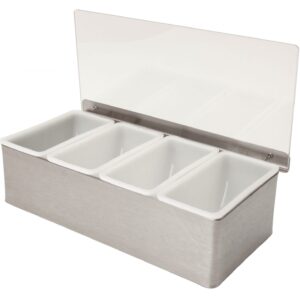 4 Section S/S Condiment Dispenser