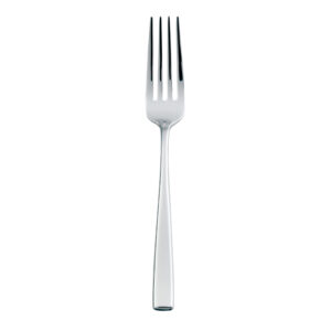 stainless steel facet dessert fork