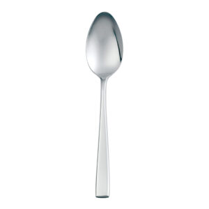 stainless steel facet dessert spoon