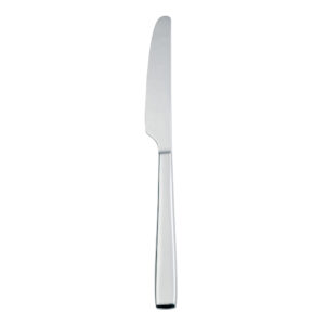 stainless steel facet dessert knife