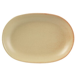 30.5 x 21cm Flame Oval Plate (Pack of 6)