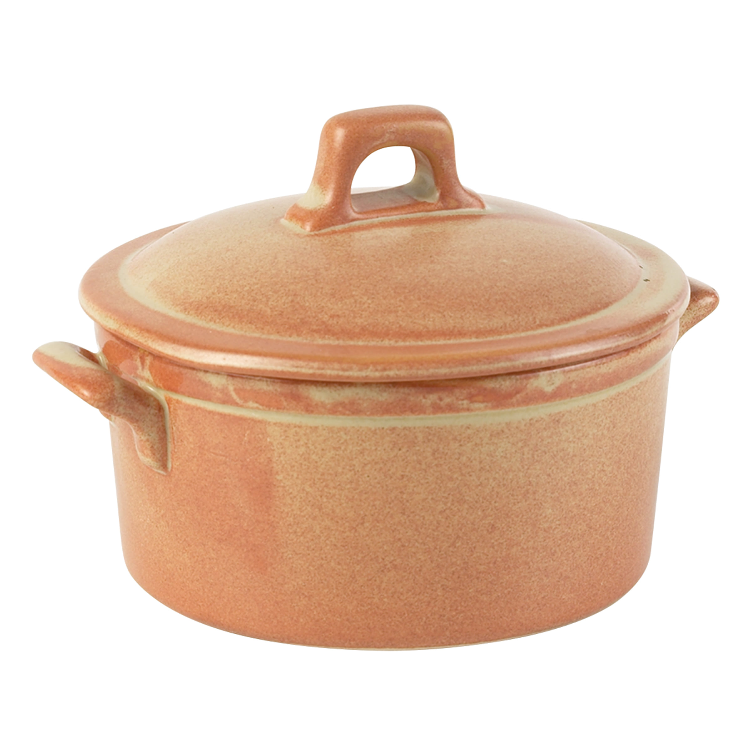 12 x 5.5cm Flame Lidded Casserole (Pack of 6)