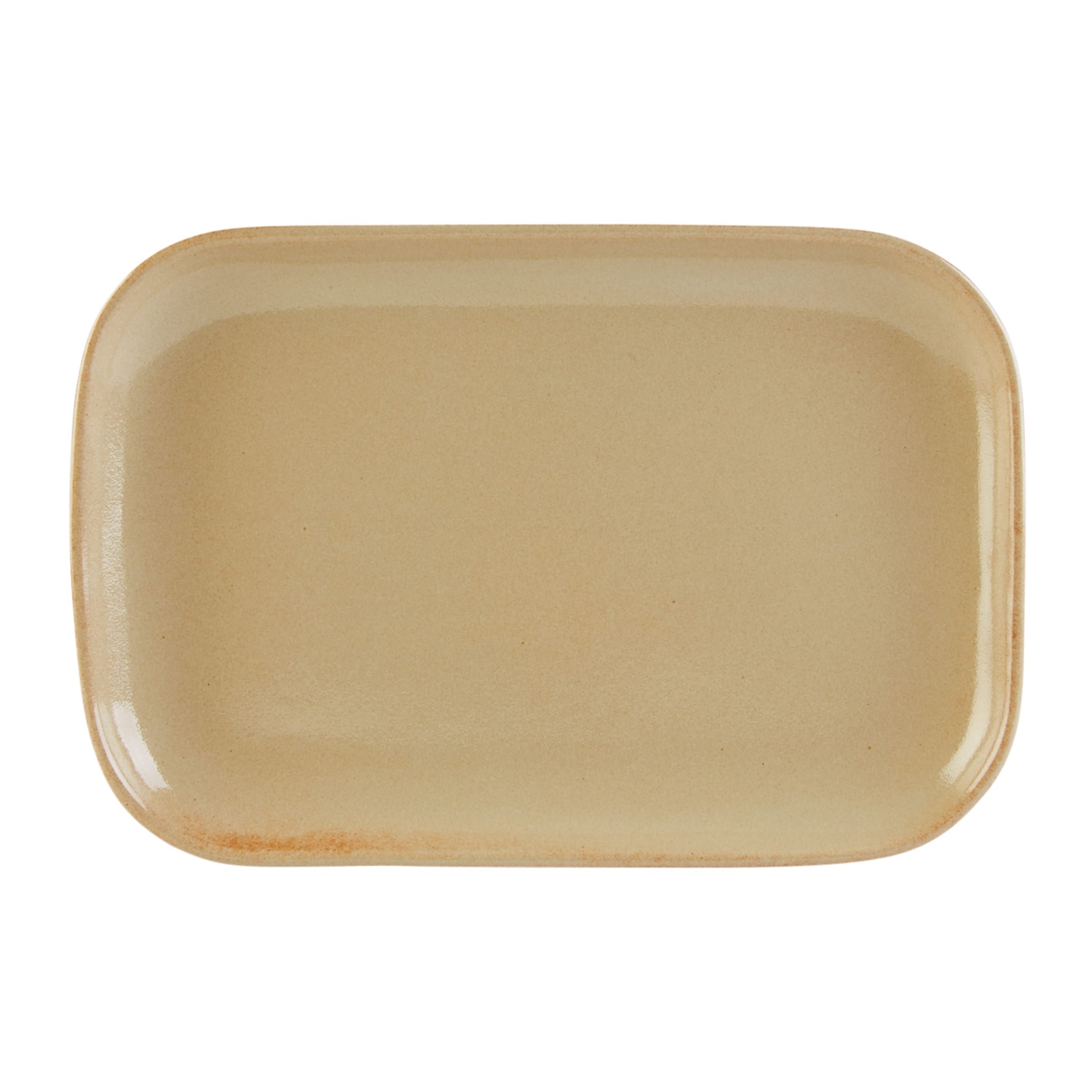 29 x 19.5cm Flame Rectangular Plate (Pack of 6)