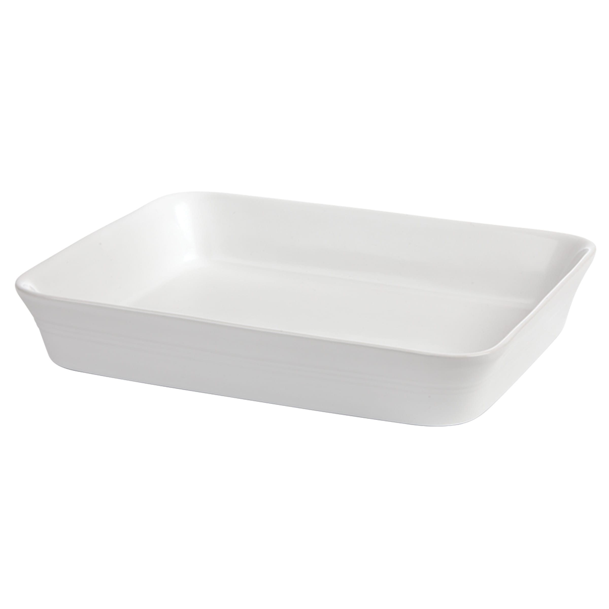 32 X 26cm White Rectangular Baker (Pack of 4)