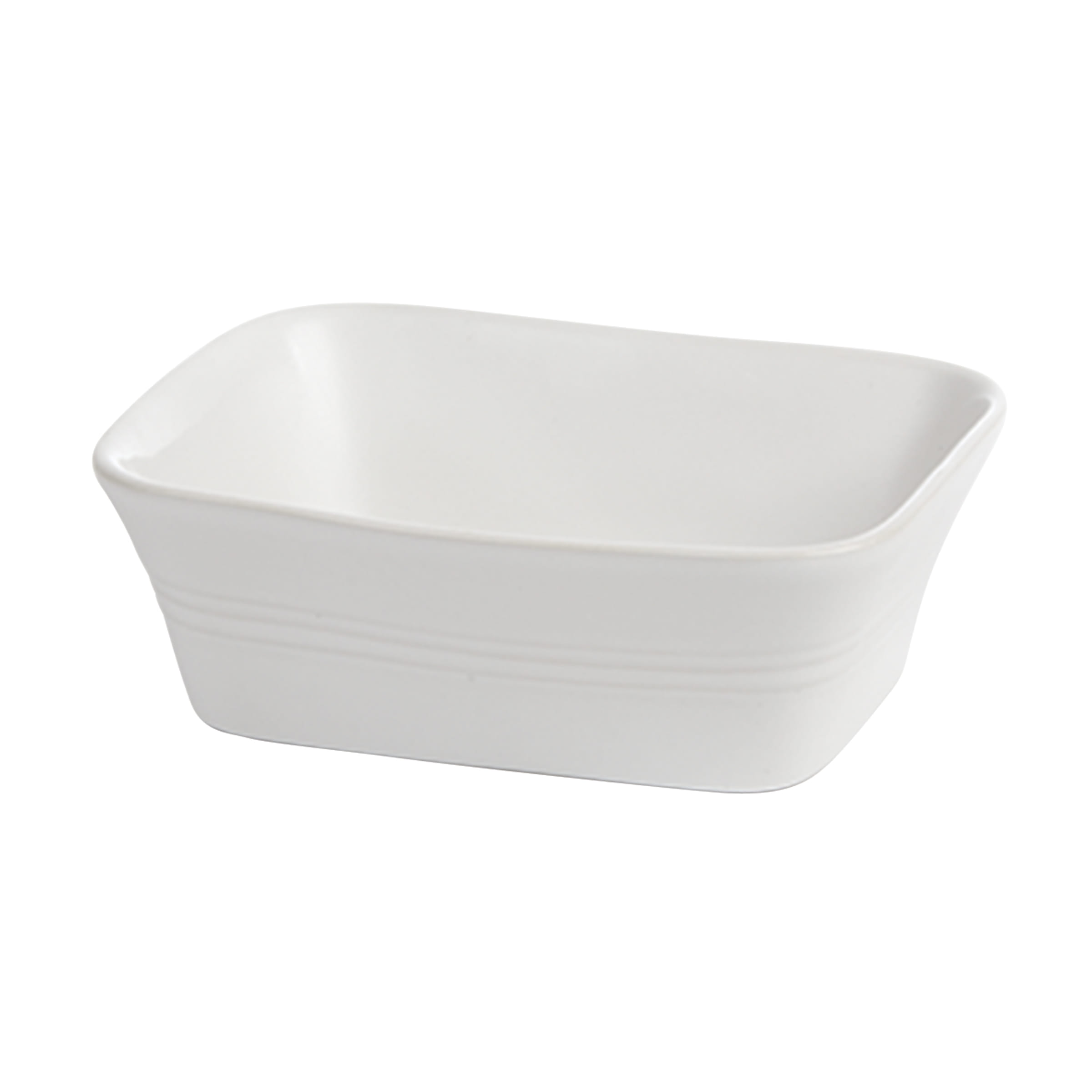 16.5 X 13cm White Rectangular Baker (Pack of 8)