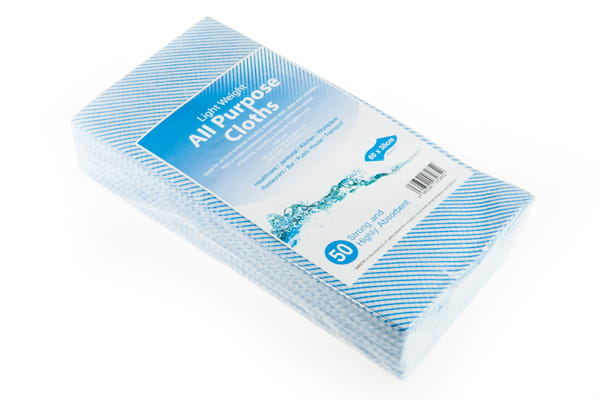 Blue All Purpose Cloths (Pack of 50)