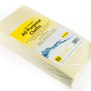 Yellow All Purpose Cloths (Pack of 50)