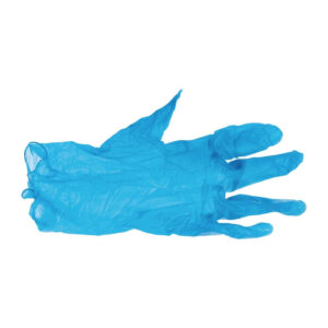Blue Vinyl Powder Free Gloves X-Large