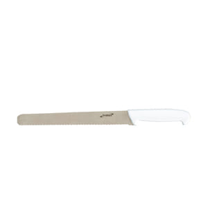 12" White Serrated Slicing Knife