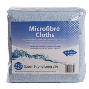 Blue Microfibre Cloths (Pack of 10)