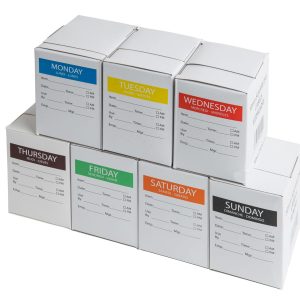 50mm Full Week Day Label Set
