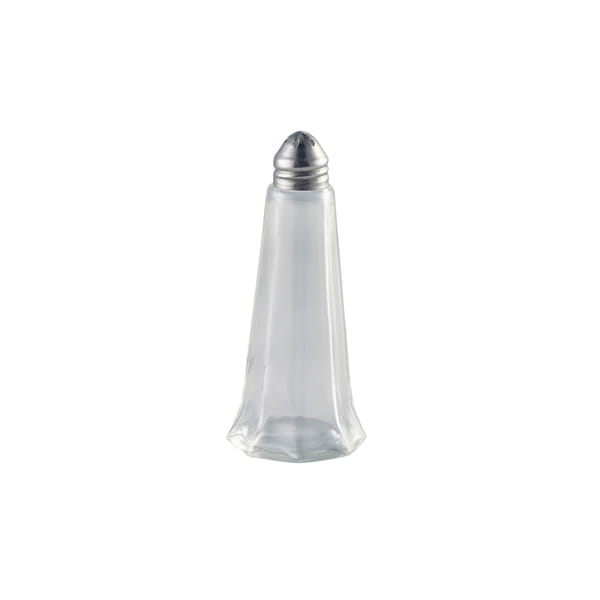 Glass Lighthouse Pepper Shaker Silver Top (Pack of 12)