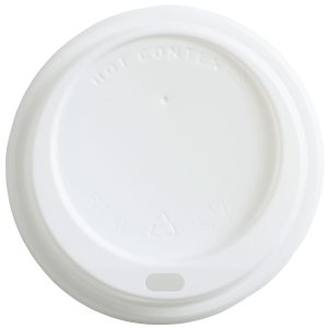 White 10oz- 20oz Sip Thru Lid (Pack of 1000)