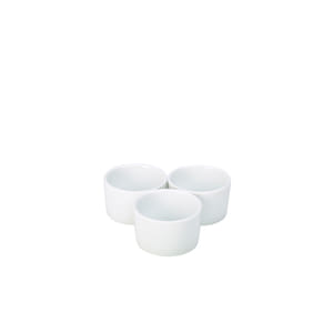 Porcelain Contemporary Smooth Ramekin 6.5cm/2.5" (Pack 6)