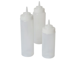 Squeeze Bottle Wide Neck Clear 32oz/94cl (Pack 6)
