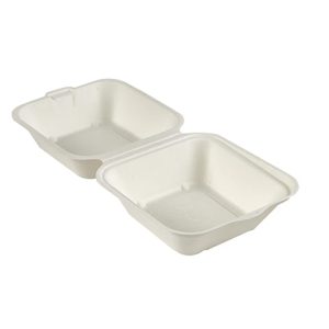 5″ Bagasse Burger Boxes (Pack of 500)