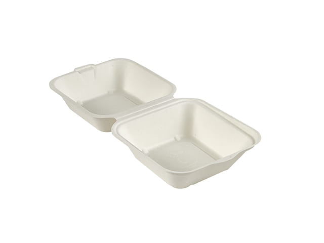 5″ Bagasse Burger Boxes (Pack of 500)