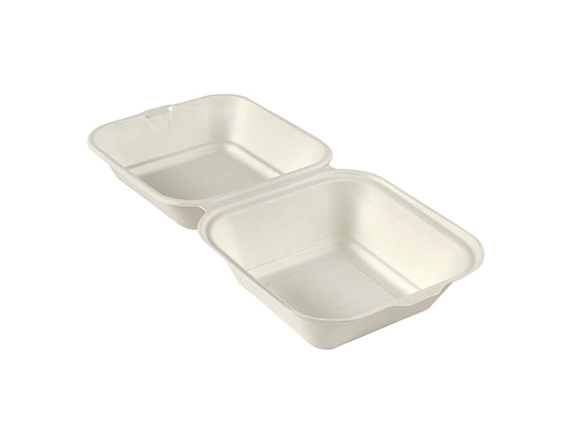 5.5″ Square Bagasse Burger Boxes (Pack of 500)