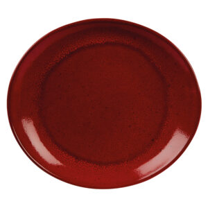 29.5 x 26cm Lava Bistro Oval Plate (Pack of 12)