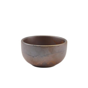 11.5cm Rustic Copper Round Bowl (Pack of 6)