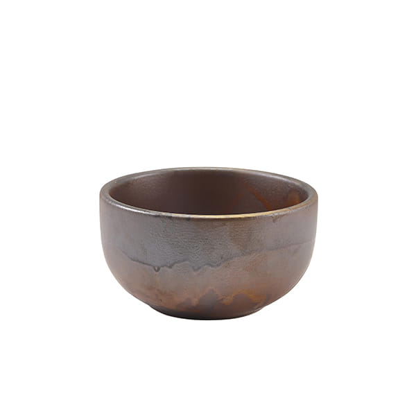 11.5cm Rustic Copper Round Bowl (Pack of 6)