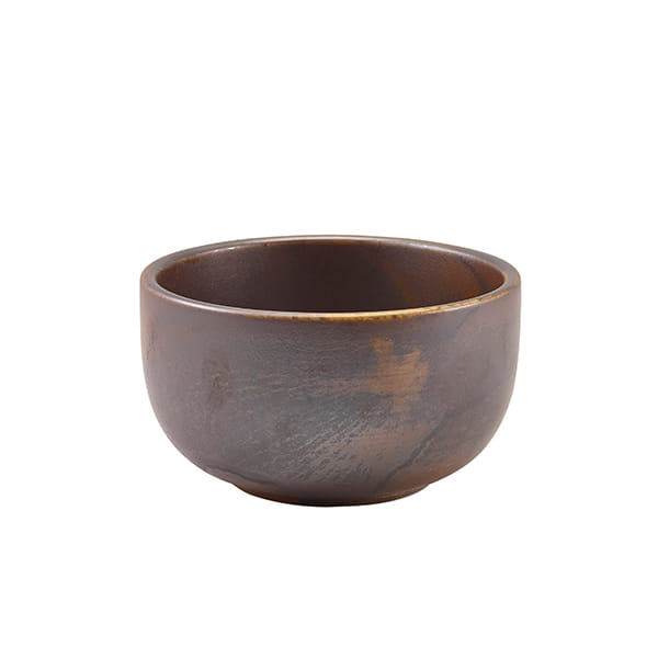 12.5cm Rustic Copper Round Bowl (Pack of 6)