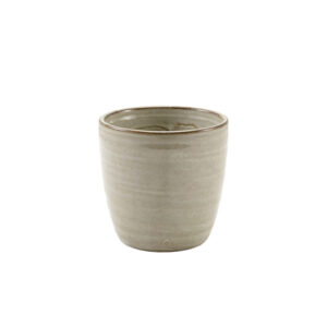 8.7cm Smoke Grey Chip Cup (Pack of 6)