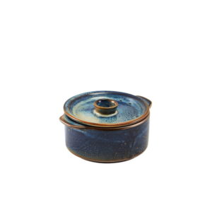 10.4cm Aqua Blue Mini Casserole Dish (Pack of 6)