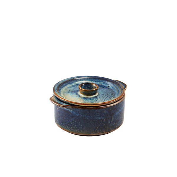 10.4cm Aqua Blue Mini Casserole Dish (Pack of 6)