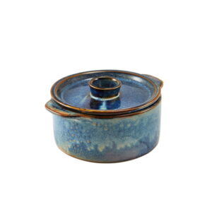 14cm Aqua Blue Mini Casserole Dish (Pack of 6)