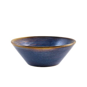 14cm Aqua Blue Conical Bowl (Pack of 6)