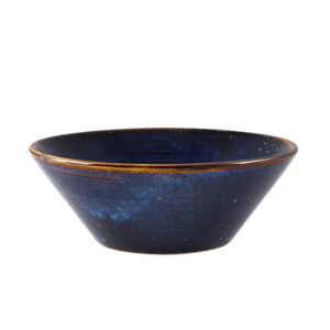 16cm Aqua Blue Conical Bowl (Pack of 6)
