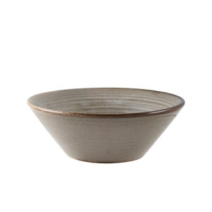 14cm Smoke Grey Conical Bowl (Pack of 6)