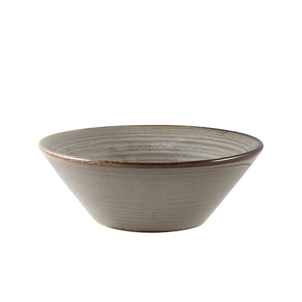 14cm Smoke Grey Conical Bowl (Pack of 6)