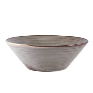 19.5cm Smoke Grey Conical Bowl (Pack of 6)