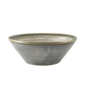 16cm Matt Grey Conical Bowl (Pack of 6)