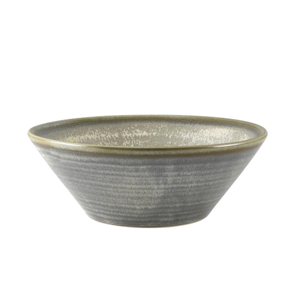 16cm Matt Grey Conical Bowl (Pack of 6)