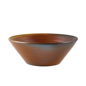 16cm Rustic Copper Conical Bowl (Pack of 6)